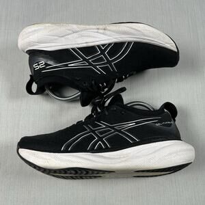 Asics Gel-Nimbus 25 Women’s Size 9.5 Black Running Shoes Gym Sneakers 1012B356